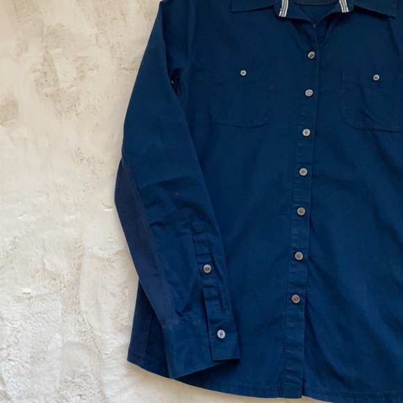 Converse Woman’s Blue Blouse Size L - Picture 9 of 9